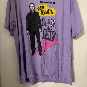 Purple Graphic Shirt
